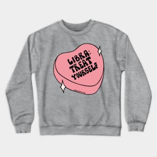 Libra Conversation Heart Crewneck Sweatshirt